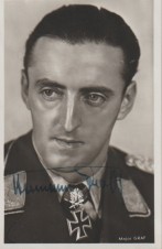 Major Hermann Graf Signed Photo image 1