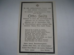 German Death Card SS Police Div. 18 YRS old image 2