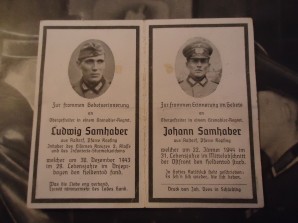 German Death Card 2 Brothers image 1