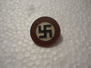 NSDAP Member Pin M1/14 Matth. Oescbsler & Sohn, Ansbach image 1