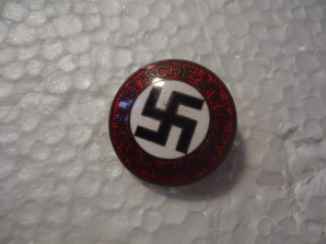 NSDAP Member Pin M1/15 Ferdinand Hoffstätter, image 1