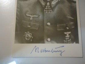 Autograph of General Carl Rodenburg STALINGRAD image 2