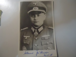 Autograph of General Arthur Juttner image 1