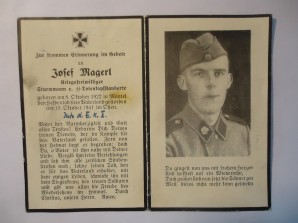 German Death Card SS Totenkompf Standard image 1