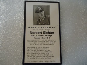 German Death Card / Africa 1942 image 1