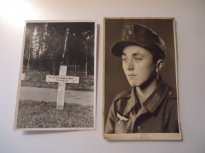 German Soldier Photo & Grave image 1