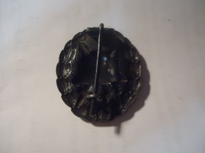 German WW1 Wound Badge Black image 2