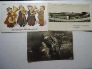 WW2-WW1 German Post Cards image 2