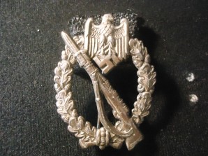 Infantry Assault Badge Silver plated image 1