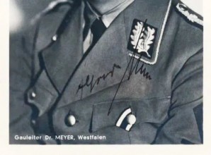 ALFRED MEYER Signed Photo-Gauleiter of Westphalia-North image 2