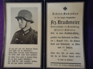 German Death Card Helmet Photo image 1