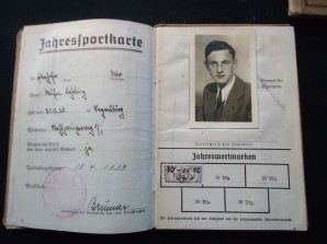 WW2 German DAF Sport Member ID Card Lot of 4 image 5