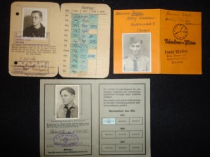 Hitler Youth ID Card Lot of 3 image 1