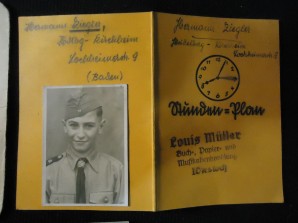 Hitler Youth ID Card Lot of 3 image 3