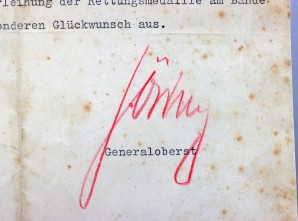 HERMANN GOERING SIGNED LETTER/ 1938 image 4