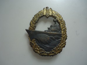 KRIEGSMARINE  DESTROYER BADGE MARKED FO image 7