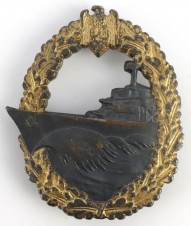 KRIEGSMARINE  DESTROYER BADGE MARKED FO image 2