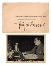 BALDUR VON SCHIRACH Signed Photo & Card image 1