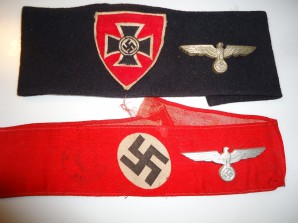 GERMAN ARMBAND,S AND BADGES Third Reich image 1