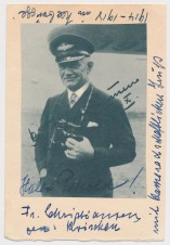 FRIEDRICH CHRISTIANSEN Signed Photo RARE image 1