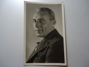 GRUPPENFUHRER HANS SCHEMM AUTOGRAPH PHOTO image 1