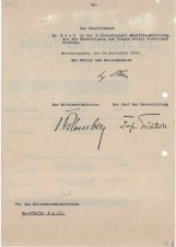 ADOLF HITLER Signed Document 1934 image 1