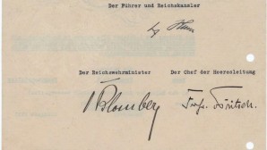 ADOLF HITLER Signed Document 1934 image 2