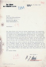 JURGEN STROOP Signed Document *WARSAW GHETTO* image 1