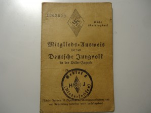 Hitler Youth JUNGVOLK ID Card 11 yr Old Boy image 4