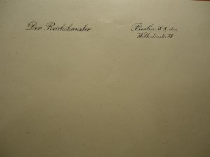 HITLER AND OTHER NAZI HEADQUARTERS LETTERHEADS (2) image 3