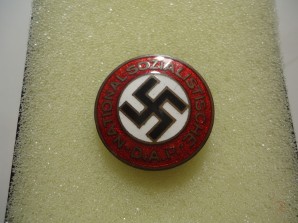 NSDAP MEMBER PIN, EARLY GES-GESCH image 1