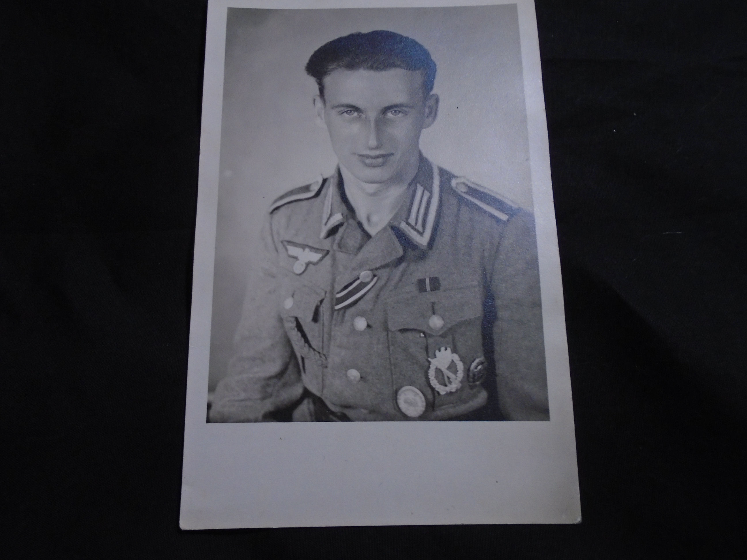 German Soldier Photo With Medals & Badges | SJS Militaria